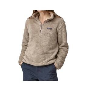 NEW PATAGONIA los gatos 1/4 zip sweater in seabird grey
